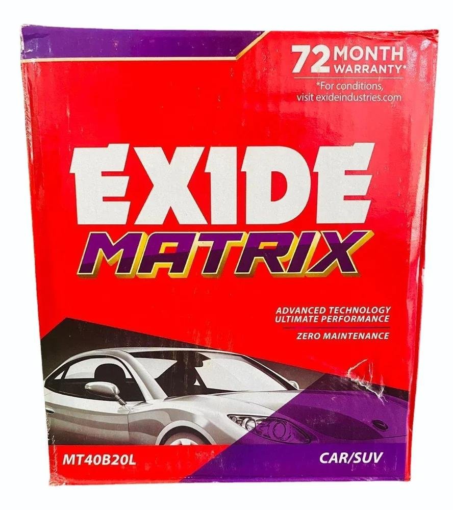 EXIDE 72S-MATRIX MT40B20L  12V-45AH